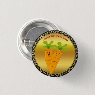 Cartoon wratten met grote ogen en een glimlach om  ronde button 3,2 cm