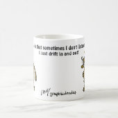 Cartoon yak. Te veel praten. Koffiemok (Center)