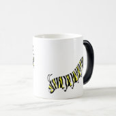 Cartoon Yellow Caterpillar Drinkware Magische Mok (Voorkant rechts)