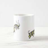 Cartoon Yellow Caterpillar Drinkware Magische Mok (Center)