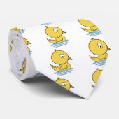 Cartoon Yellow Duck Stropdas (Opgerold)