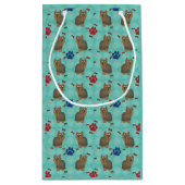 Cartoon Yorkshire Terrier Klein Cadeauzakje (Achterkant)