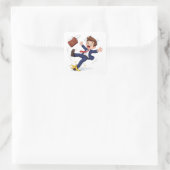 Cartoon Zakenvrouw Slip Sticker (Tas)