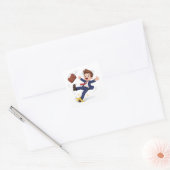 Cartoon Zakenvrouw Slip Sticker (Envelop)