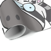 Cartoon Zebra Cadeaupapier (Rol Hoek)