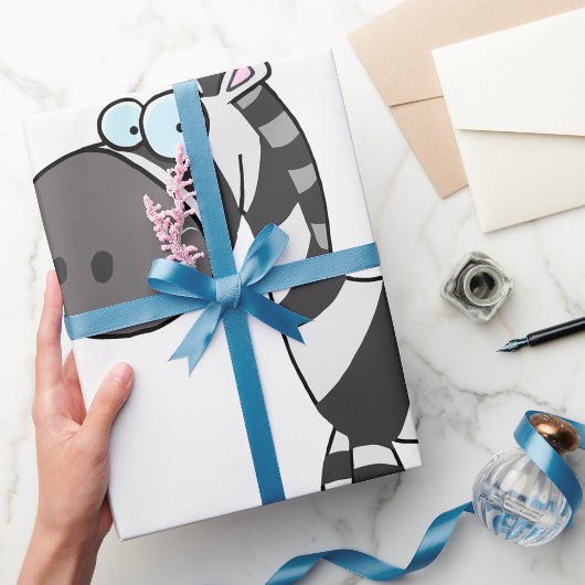 Cartoon Zebra Cadeaupapier