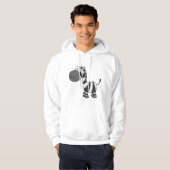 Cartoon Zebra Hoodie (Voorkant volledig)