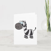 Cartoon Zebra Kaart (Voorkant)