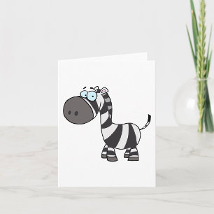Cartoon Zebra Kaart