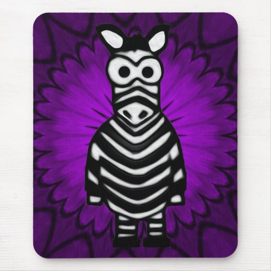 Cartoon Zebra Muismat (Voorkant)