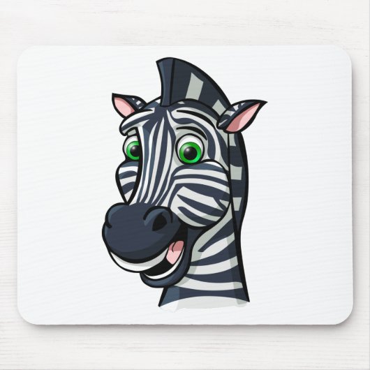 Cartoon Zebra Muismat (Voorkant)
