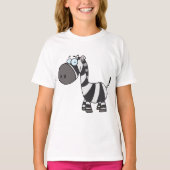 Cartoon Zebra T-shirt (Voorkant)