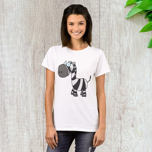 Cartoon Zebra T-shirt