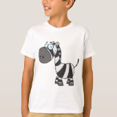Cartoon Zebra T-shirt (Voorkant)