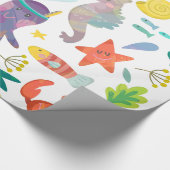 Cartoon Zee Cadeaupapier (Hoek)