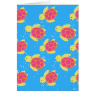 Cartoon Zee Turtle Pattern