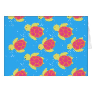 Cartoon Zee Turtle Pattern