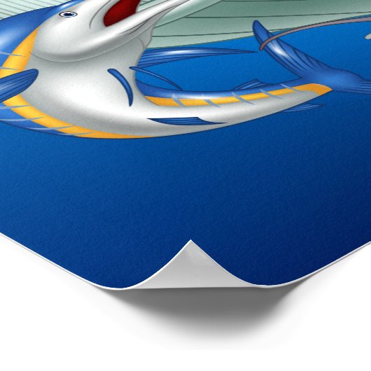 Cartoon zeeen Poster (Hoek)