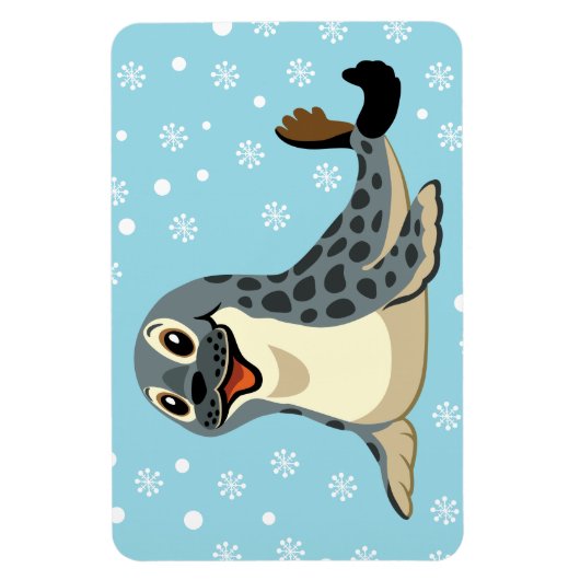 cartoon zegel magneet (Verticaal)