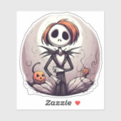 Cartoon Zombie design Sticker (Vel)