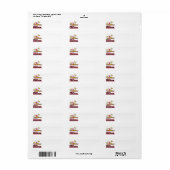 cartoon zonder been etiket (Full Sheet)