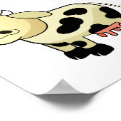 Cartoon Zuivelkoe Poster (Hoek)
