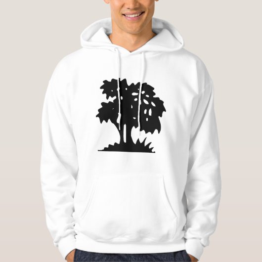 Cartoon - Zwart Hoodie (Voorkant)