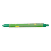 Cartoonachtige groene geometrische pen (Voorkant)