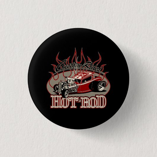 cartooncar25 ronde button 3,2 cm (Voorkant)