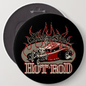 cartooncar25 ronde button 6,0 cm (Voorkant /achterkant)