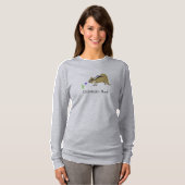Cartoonchipmunk met tekst t-shirt (Voorkant volledig)