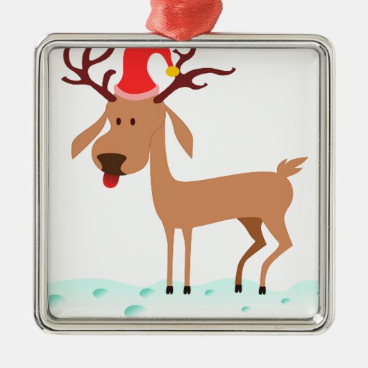 Cartooneiland Metalen Ornament (Voorkant)
