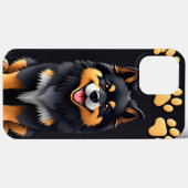 Cartooneske afbeelding van een hond Case-Mate iPhone case (Achterkant (horizontaal))