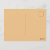 Cartooneske bal basketbal briefkaart (Achterkant)