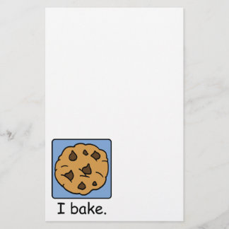 Cartooneske Clip Art Lekkere Chocolade Chip Koekje Briefpapier