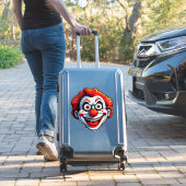 Cartooneske Clownsgezicht Sticker (Koffer Insitu)