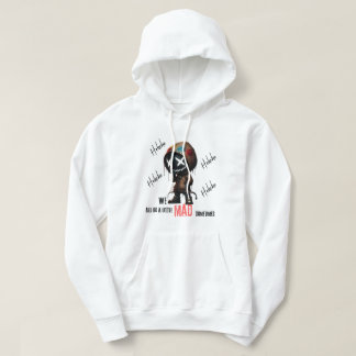 cartooneske figuur met capuchon hoodie