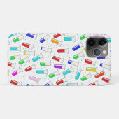 Cartooneske glazen reageerbuizen Case-Mate iPhone case (Achterkant (horizontaal))