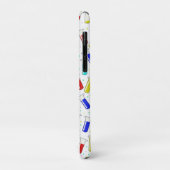 Cartooneske glazen reageerbuizen Case-Mate iPhone case (Achterkant/links)