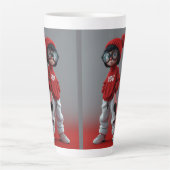 Cartoonfiguren latte mok (Voorkant)
