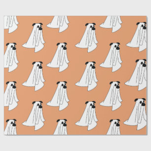 Cartoongespenhond Halloween Inpakpapier