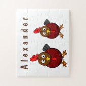 Cartoonhaan legpuzzel (Verticaal)