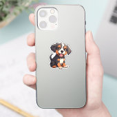 Cartoonhond illustratie sticker (Telefoon)