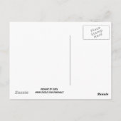 Cartoonhond met Grote Ogen Briefkaart (Achterkant)