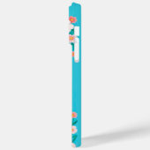 Cartoonhond omringd door bloemen Case-Mate iPhone case (Achterkant / Links)