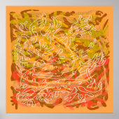 Cartoonish Organik Poster (Voorkant)