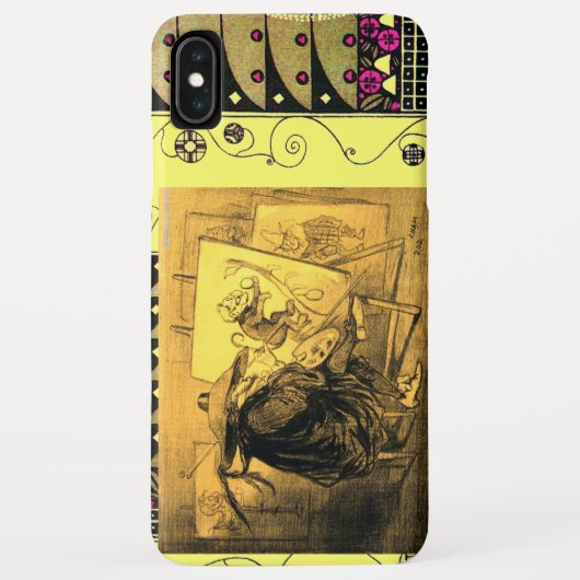 CARTOONIST DRAWING MONKEY MAN CARTOON Case-Mate iPhone CASE (Achterkant)