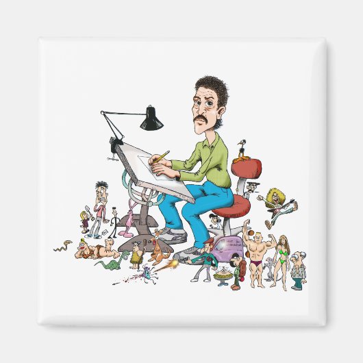 Cartoonist Magneet (Voorkant)