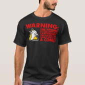 Cartoonist Waarschuwing! T-shirt (Voorkant)