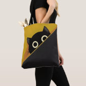 Cartoonkat Tote Bag (Dichtbij)